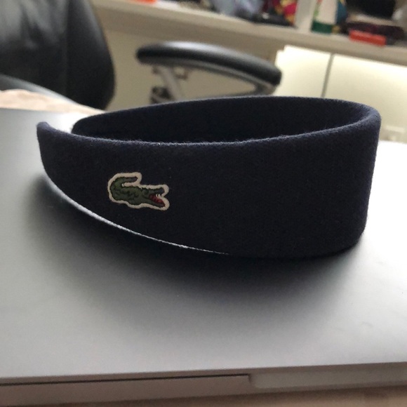 Lacoste Accessories - LACOSTE headband in navy